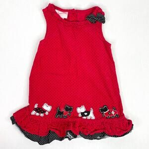 Samara Girls Scottie Dog Dress 4T